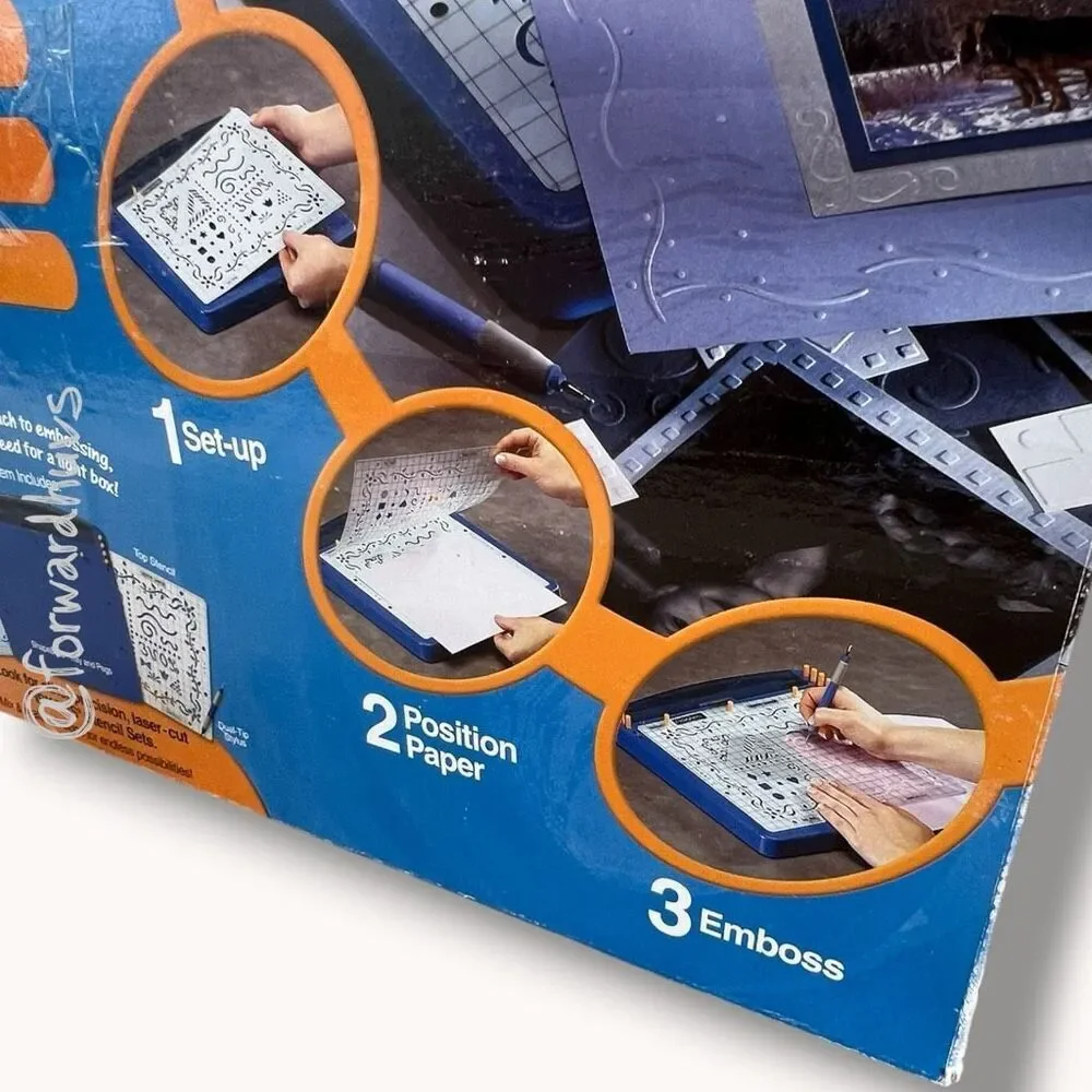 Fiskars ShapeBoss Embossing System – See Listing for Included Items